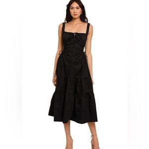 Nicholas NWT Women’s Betty Midi Dress in Black Us Size 4